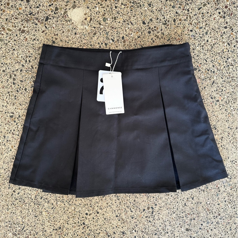 Commense Black Miniskirt